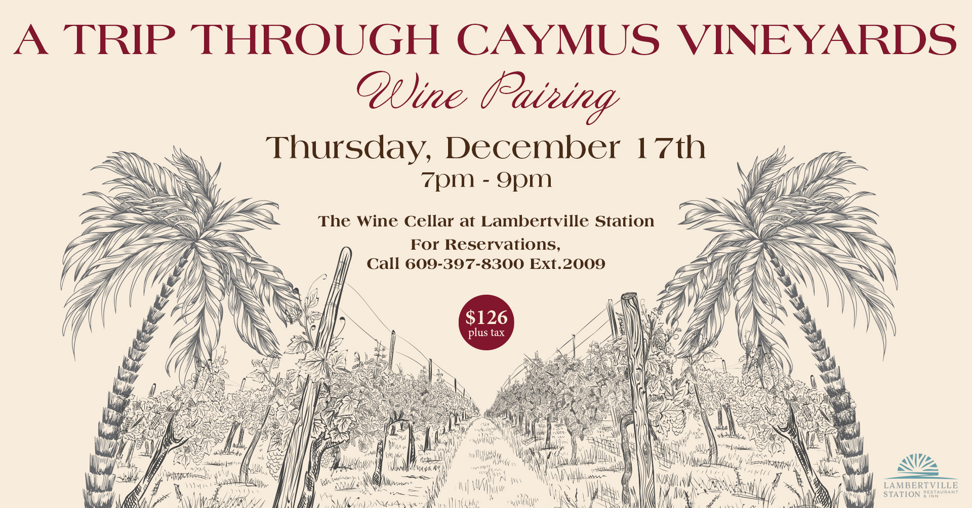 Caymus Vineyards Wine Pairing