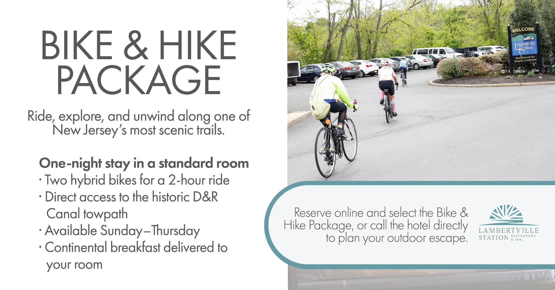 Bike & Hike Package