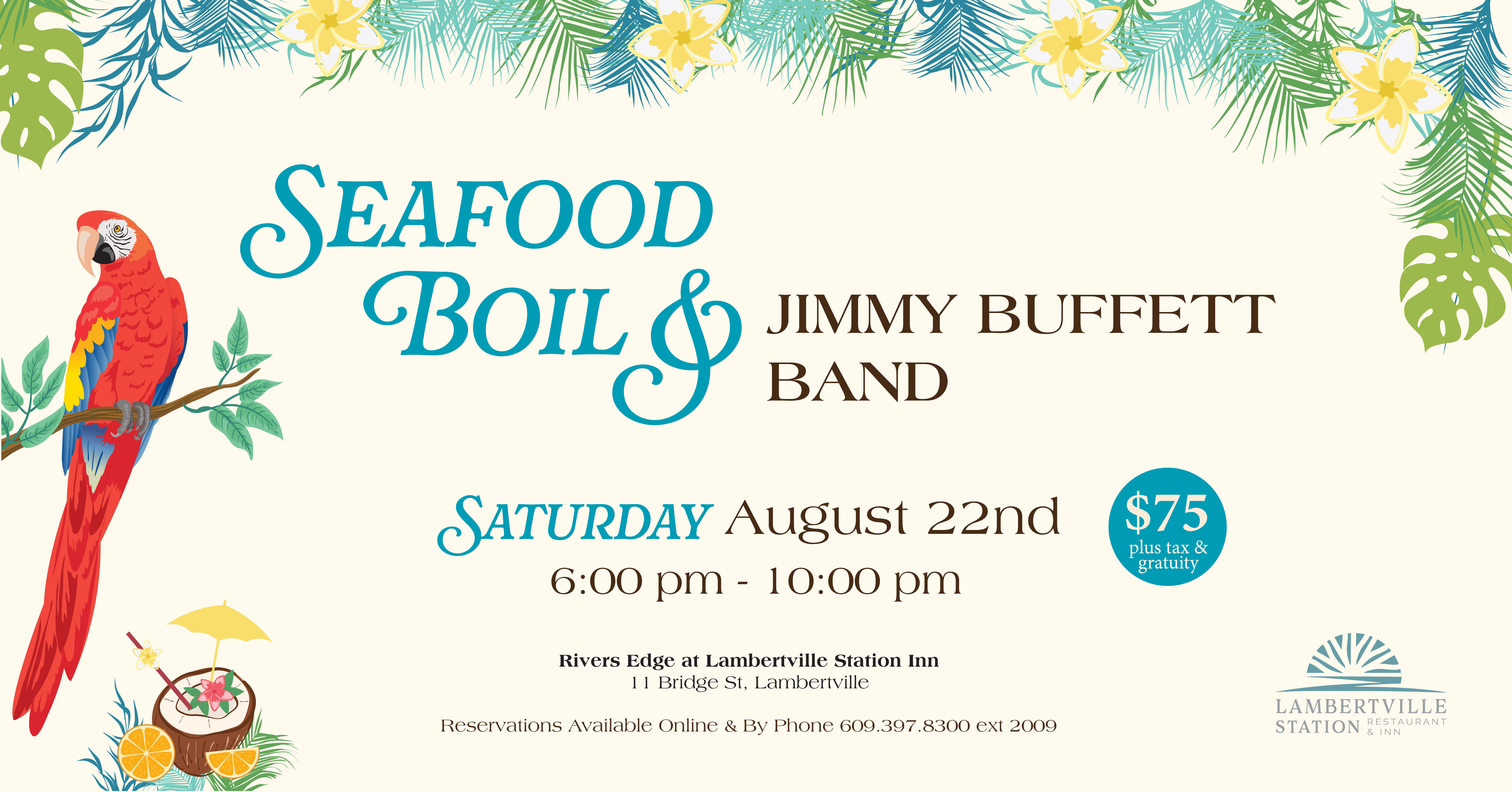 Seafood Boil & Jimmy Buffet Band