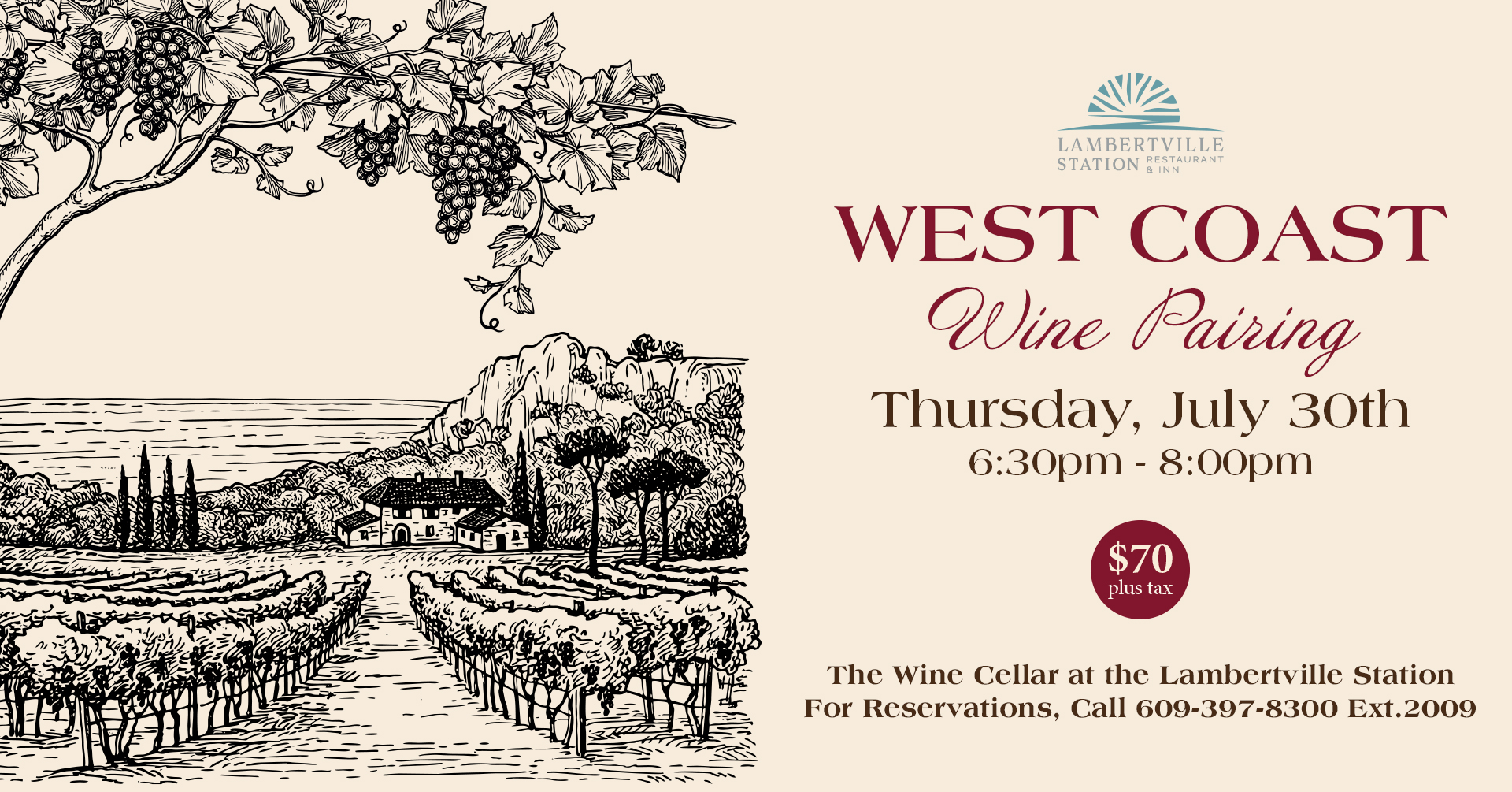West Coast Wine Pairing